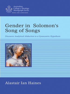 cover image of Gender in Solomon's Song of Songs